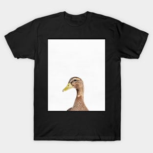 Duck print, Nursery, Animal, Kids room, Modern art, Wall decor T-Shirt